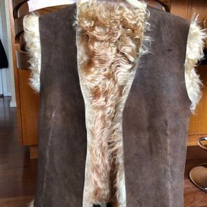 Shearling/Suade Vest